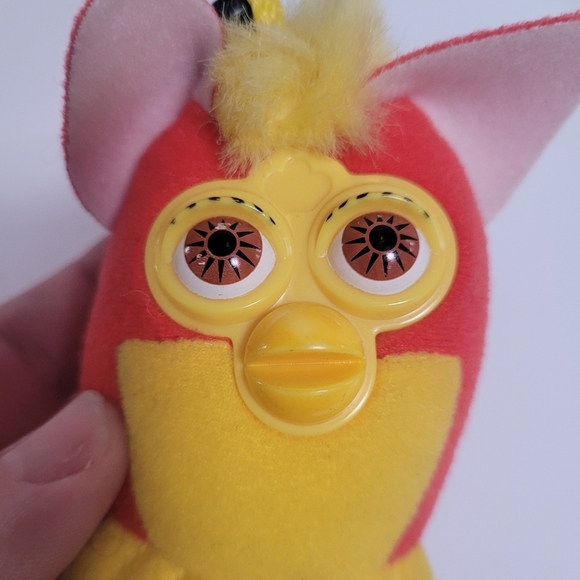 VTG 2000 Furby McDonalds Mini Plush Clip On Toy Lot Of 4 - Picture 6 of 8